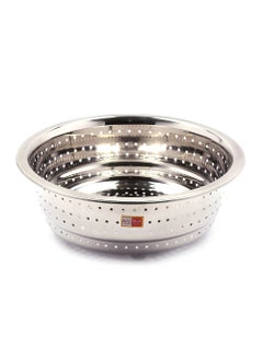KCL KCL Stainless Steel Rice, Fruits & Vegetables Basin Strainer/Colander for Kitchen - 1 Unit - (Dimension - 25cm)  - Image 1