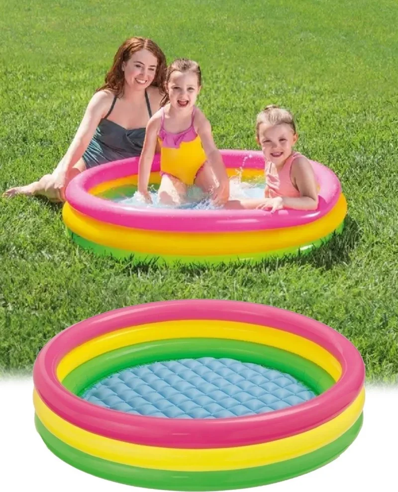 INTEX 3 Pronged Inflatable Pool 114X25 cm Ih 57412