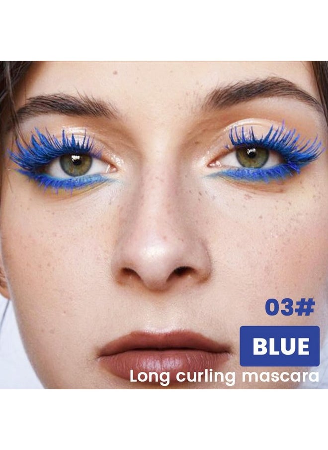 AMY'S DIARY Lash Blue Mascara, Waterproof, Flake & Smudge Resistant, Cruelty-Free, Nourishing Formula (Blue, 1 pc)  - Image 2