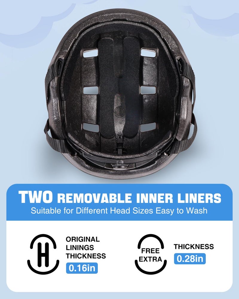 Bimalsic Toddler Bike Helmet 2-6 Years Old- with 12 Vents & Dual Liner (0.16"+0.28") - Adjustable Dial Fit (48-54cm) (S,Car) - Image 4