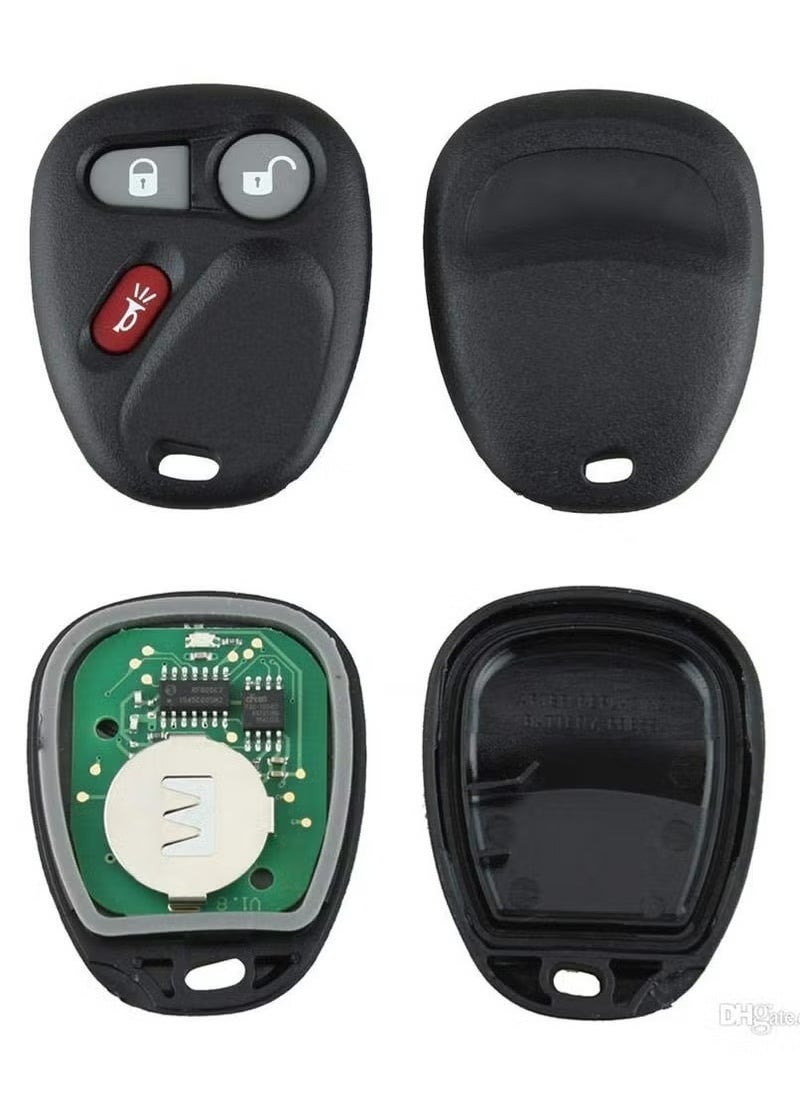 GMC Pack of 2 Car Keyless Entry Remote Control Key Fob Fits for Chevrolet Silverado Equinos Suburban 2003-2006,Fits for Cadillac Escalade/GMC Yukon 2003-2006/Hummer H2 / Pontiac Torrent / Saturn Vue  - Image 2
