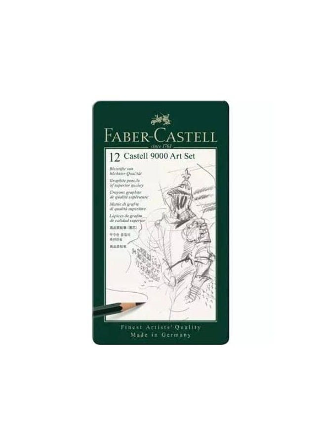 FABER-CASTELL Graphite Pencil, Art Set, Tin Of 12 - Image 2