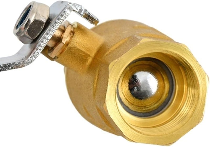 Brass Ball Valve 3 8 Inch BSP Male X BSP Female For Hot Water And Gas - Image 3