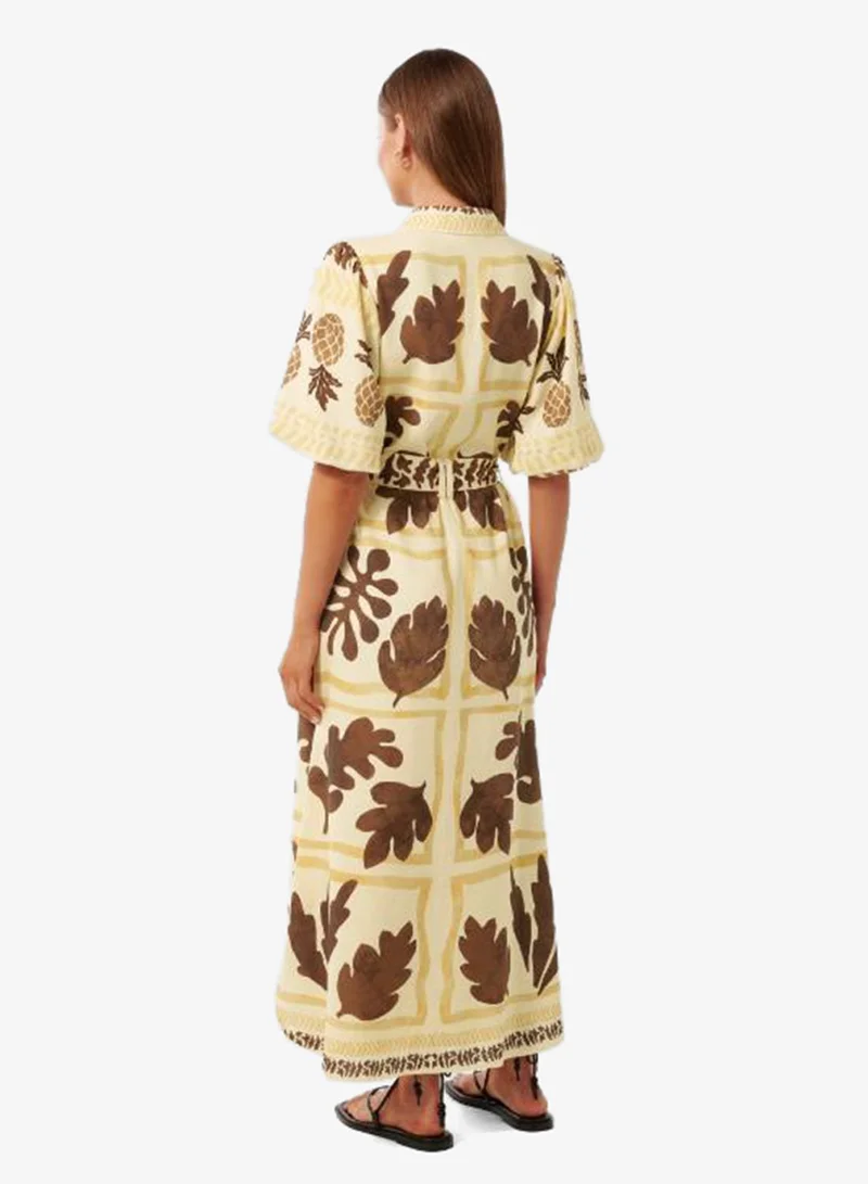 forever new Nora Printed Maxi Shirt Dress