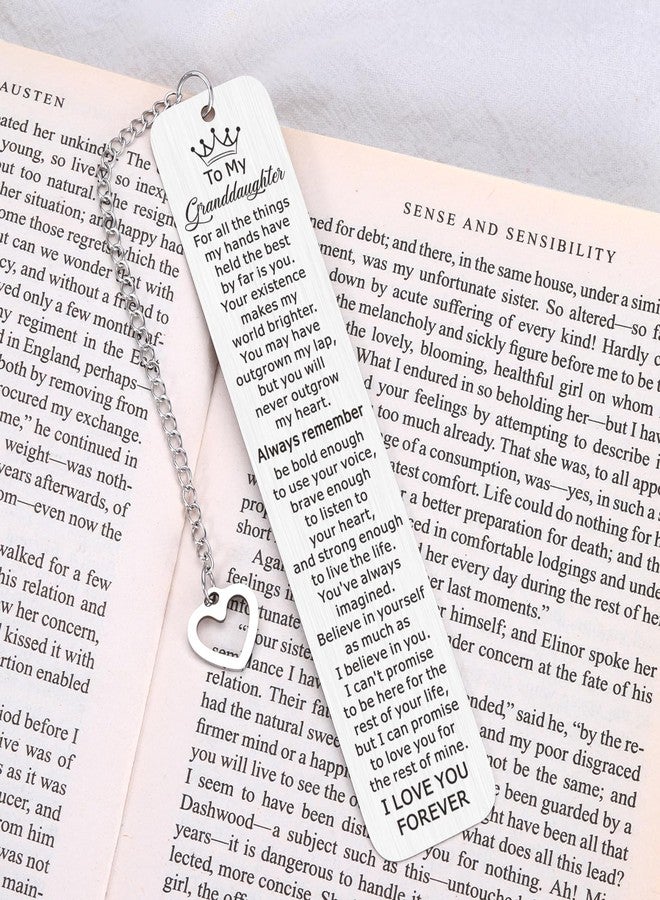Delujouberst Teens Easter Gift Bookmarks for Kids Granddaughter Bookmarks from Grandma, Stocking Stuffers for Granddaughter, 2025 Top Christmas Gifts for Teens, Trending Valentines Day Gifts for Kids - Image 4