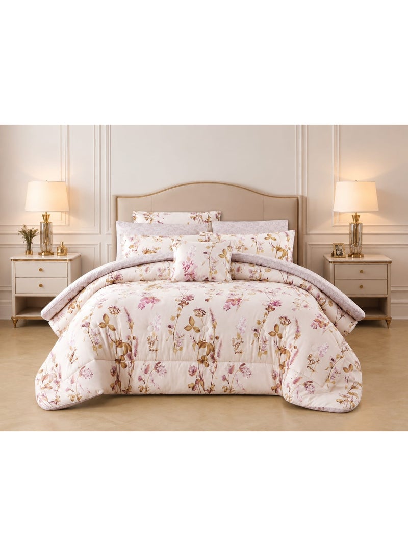 Double Premium Summer Bedspread Set, 8 Pieces for Two People – Soft Material and Attractive Colors - Image 2