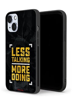 Apple iPhone 14 Plus Protective Case Less Talking More Doing