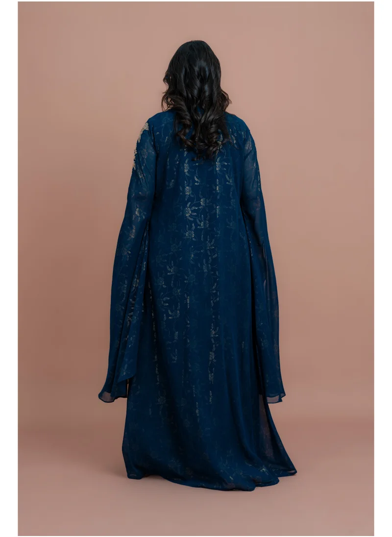 IKKXA Belted Elegant 2-Piece Kaftan