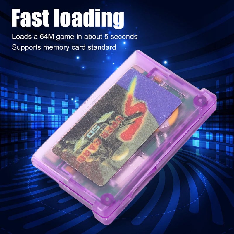 جياو بطاقة ذاكرة ألعاب الفيديو لبطاقة حرق GBA وبطاقات فلاش للألعاب، 2GB خرطوشة فلاش GBA لـ GBA SP، لـ SP، لـ GBM، لـ IDS، لـ NDS Lite - Image 3