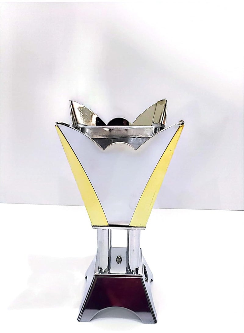 SE Japanese Electric Incense Burner | Ideal for Burning Arabian Oud Wood and Powder Incense | Modern Silver Design | - Image 5