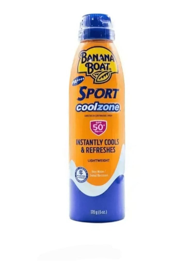 بانانا بوت بخاخ سبورت كول زون للوقاية من الشمس +SPF 50 مقاوم للماء والتعرق - 170 جم  - Image 1