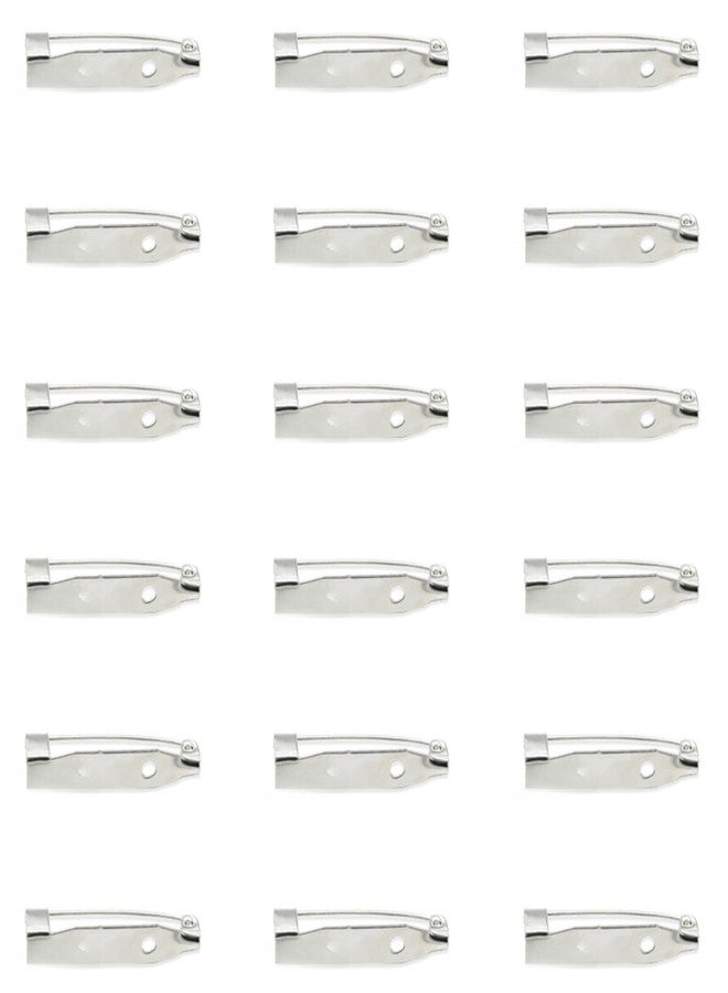 Satra Traders Hole Metal Brooch, Lock Pins, Backs Safety Clasp Brooch, Jewelry Pins for DIY Craft Making | 100pcs (25mm 2 Hole) - Image 1