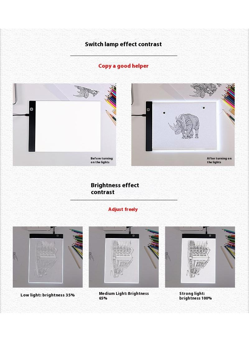 Generic - Portable A3 LED Light Box Drawing Tracer Copy Board - Image 1