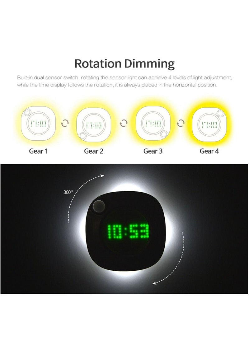 LEOKOR - Smart Digital Motion Sensor Light Dry Cell Corridor Aisle  Rotatable Wall Light - Image 1