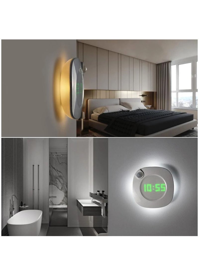 LEOKOR - Smart Digital Motion Sensor Light Dry Cell Corridor Aisle  Rotatable Wall Light - Image 1