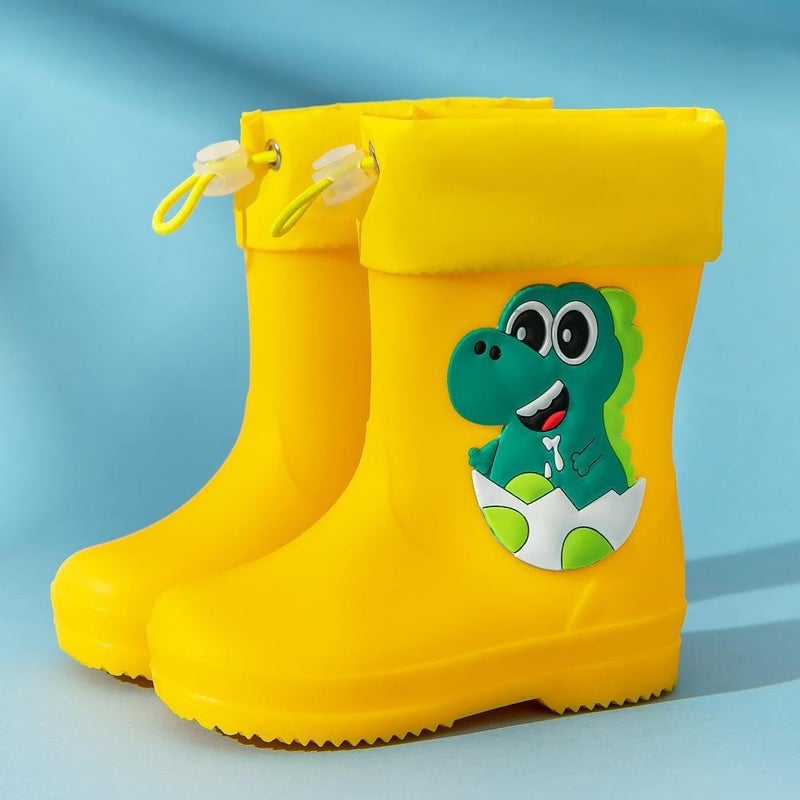Children'S Rain Boots For Boys And Girls, Baby Rain Boots, Non-Slip, Waterproof, Toddler Water Shoes, Dinosaur - Image 5