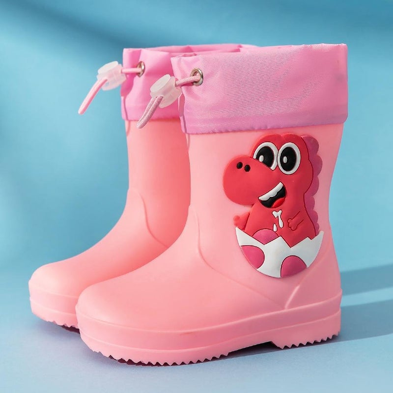 Children'S Rain Boots For Boys And Girls, Baby Rain Boots, Non-Slip, Waterproof, Toddler Water Shoes, Dinosaur - Image 4