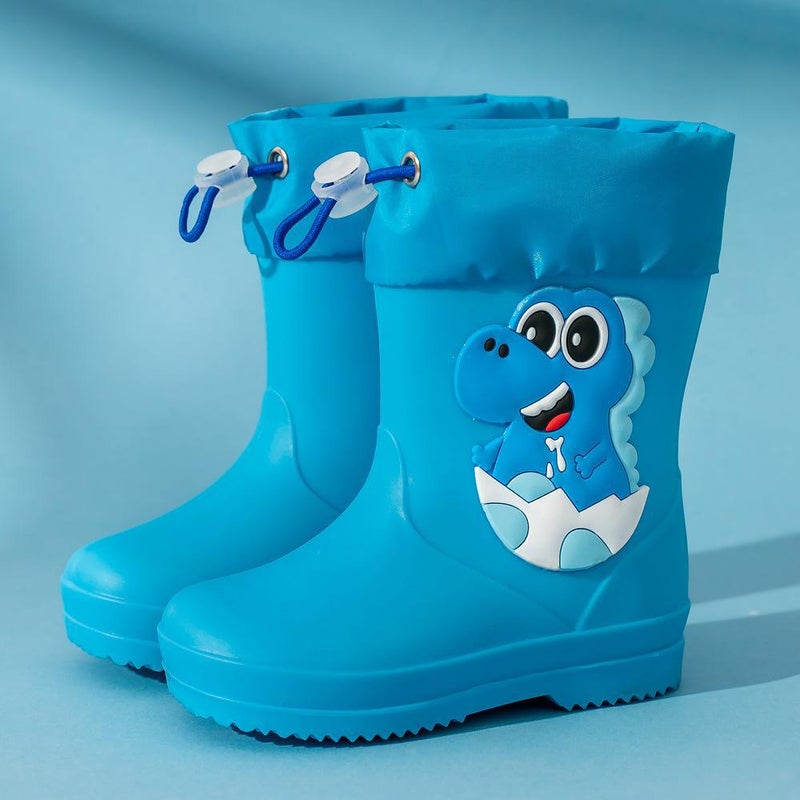 Children'S Rain Boots For Boys And Girls, Baby Rain Boots, Non-Slip, Waterproof, Toddler Water Shoes, Dinosaur - Image 1