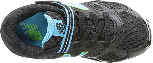 New Balance Kid's 680 V3 Running Shoe, Black/Blue/Green, 2 Extra Wide US Infant - Image 3