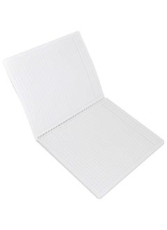 Light LIGHT Pack of 10 Design Spiral Soft Cover Notebook, With Border, 10X8 Inches (25.4 X 20.32 Cm) 80 Sheets -LINB108801611S  - Image 2