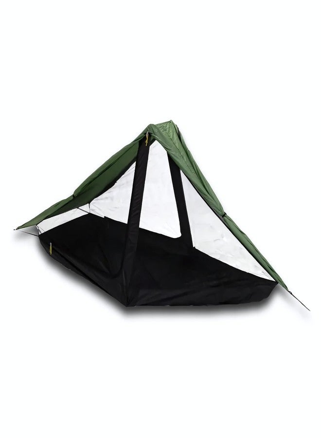Six Moon Designs Skyscape Scout 1 Person Backpacking Tent - 40 oz Lightweight Hiking Tent - Solo Camping Shelter & Waterproof Outdoor Gear - Hybrid Double Wall Small Tent for Tall Hikers - 1P Shelter - Image 4