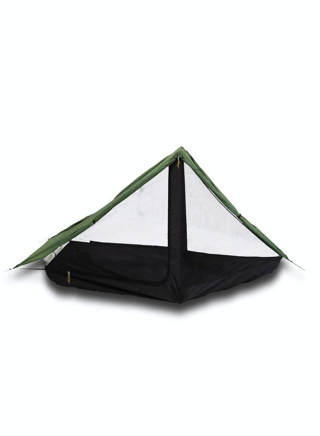 Six Moon Designs Skyscape Scout 1 Person Backpacking Tent - 40 oz Lightweight Hiking Tent - Solo Camping Shelter & Waterproof Outdoor Gear - Hybrid Double Wall Small Tent for Tall Hikers - 1P Shelter - Image 3