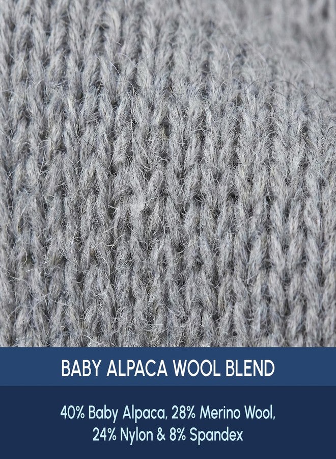 Avantic Alpaca Wool Toddler Gripper Socks Boys & Girls - Hypoallergenic, Kids Gift Lightweight Winter Warm Merino Non-Slip - Image 4