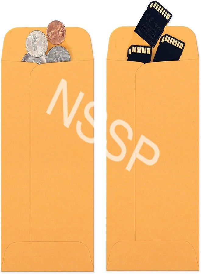 NSSP مغلفات شيكات بنية سميكة مقاس 9.5 × 4.5 بوصة، وزن 80 غرام/متر مربع، عبوة من 200 قطعة - Image 5