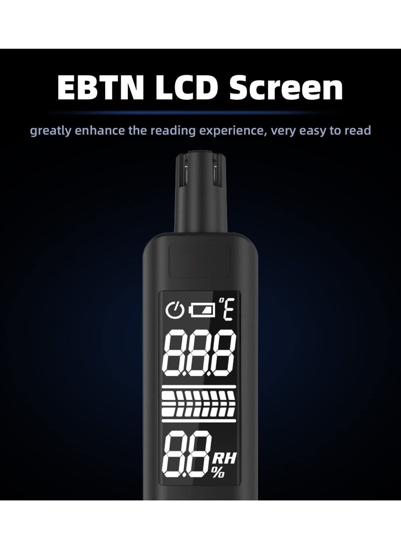 Generic - Portable Gas Leak Detector with EBTN LCD Display, Integrated Temperature & Humidity Sensor for Detecting Combustible Gases like LPG, LNG, Propane, Methane, Butane, and Carbon Monoxide. - Image 1