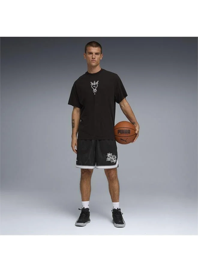 Puma PUMA Black Swish N' Ink III Oversized Basketball Tee Men for Men | Best Price UAE