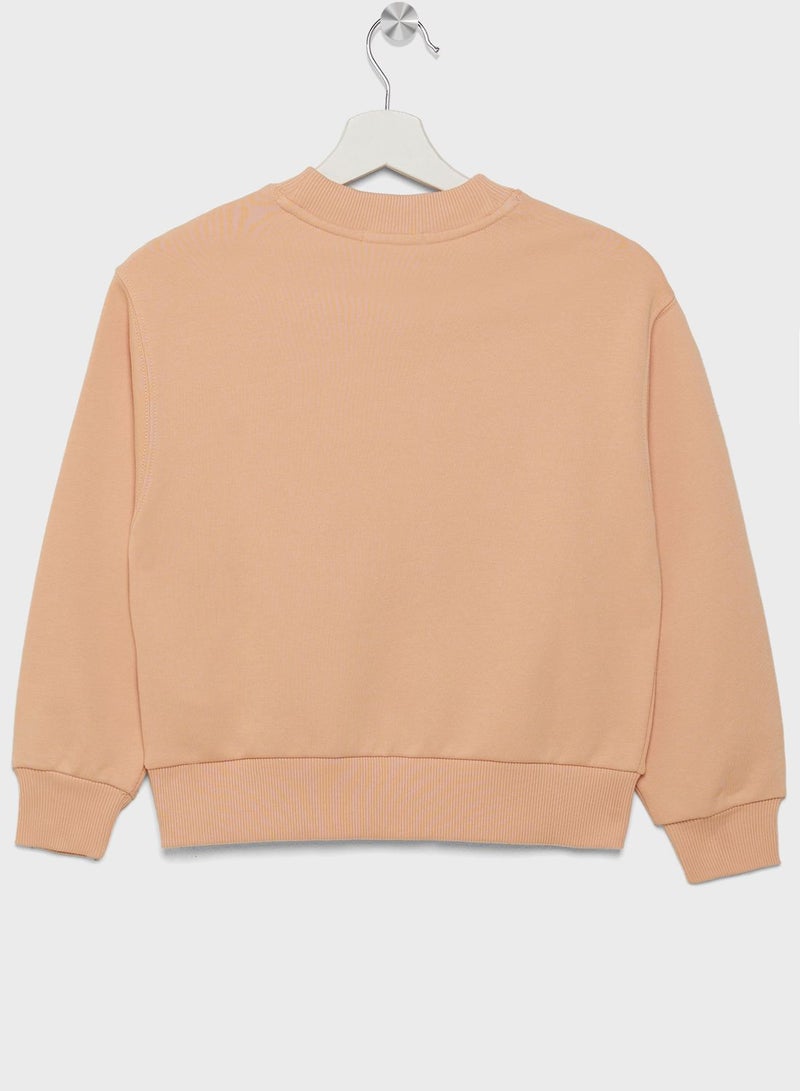 Calvin Klein Jeans Youth Logo Sweatshirt - Image 2
