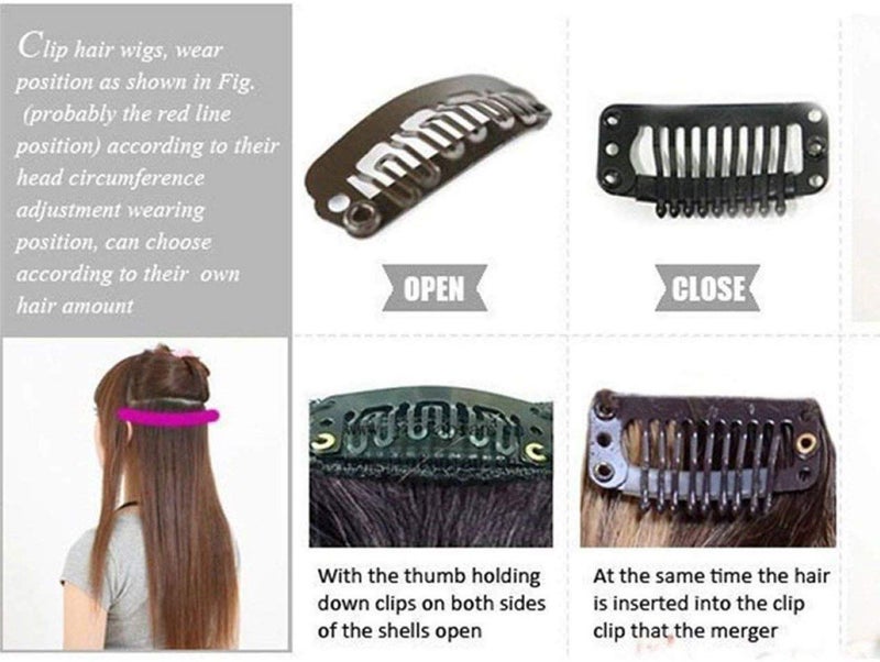 CHANDERKASH straight synthetic Fiber Hair Extension 24Inches Brown Hair Extension Bun Juda Hair Accessories Hair Clips Messy Bun - Image 3