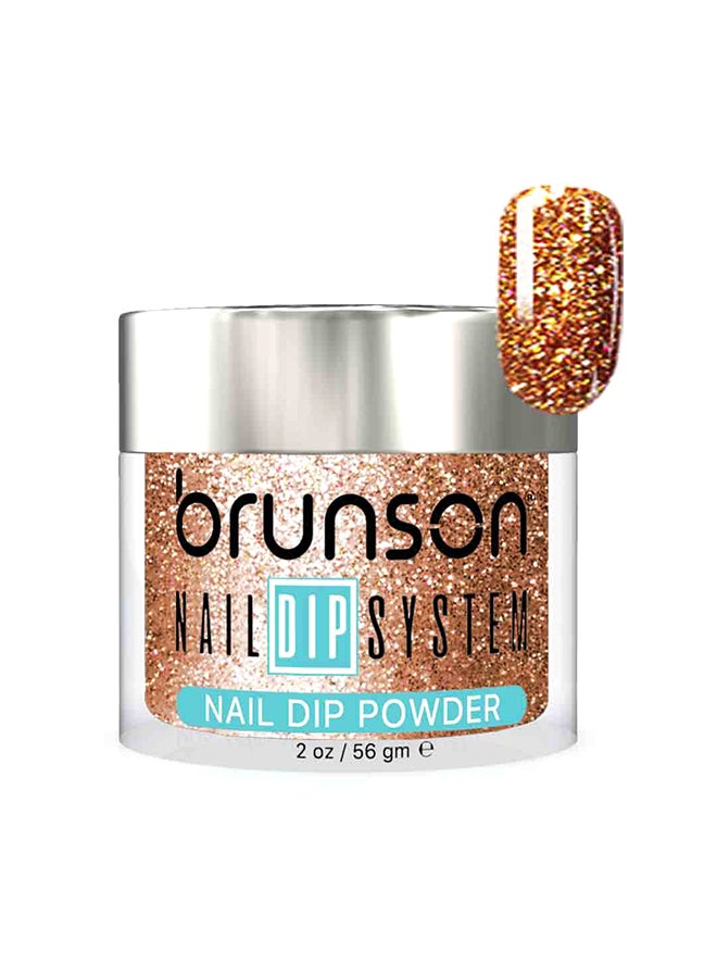 brunson Nail Dip Powder Dip And Buff System Color 56gm, French Nail Art Starter Manicure Salon DIY At Home Odor Free And Long Lasting No Needed Nail Lamp Curing BDG004