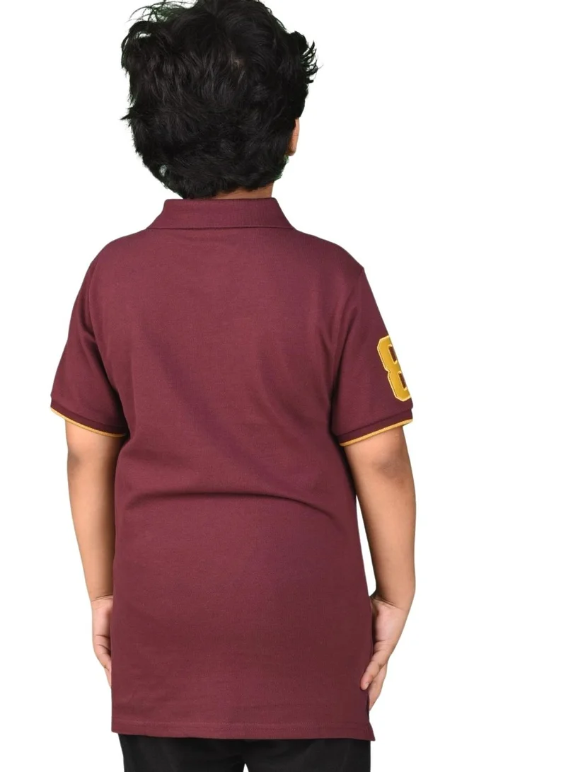 GIORDANO Junior Napoleon Polo - Maroon