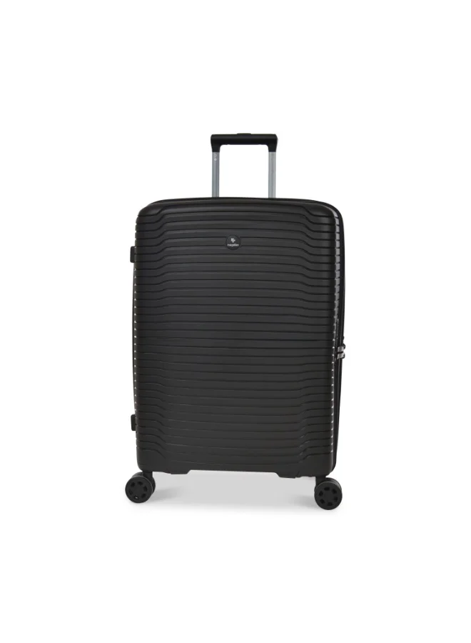 MAGELLAN Hard Shell PP Trolley 4-Piece Luggage Set PPT027/4P 13 20 24 28 Inch Expandable Suitcase Set with TSA Lock 4 Double Spinner Wheels