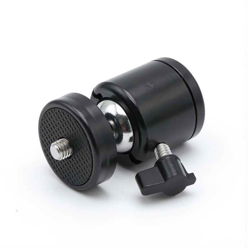 Mini Tripod Ball Head Aluminum Alloy 360 Degree Rotatable 1/4 3/8 Screw Mount for Camera - Image 1