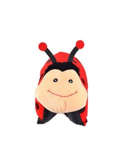 Cute Animal Folding Soft Stuffed Plush Cushion Pillow Toy For Kids Girls And Boys18 X 13 Inches (Lady Bug) - pzsku/Z647F85AEE6242DE9D32BZ/45/_/1692272688/cb4b202d-16ba-465a-b63a-d600a6535596