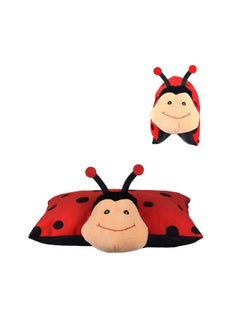 Cute Animal Folding Soft Stuffed Plush Cushion Pillow Toy For Kids Girls And Boys18 X 13 Inches (Lady Bug) - pzsku/Z647F85AEE6242DE9D32BZ/45/_/1692272749/60fdd6f8-c197-480f-ad35-1405cbd860ae