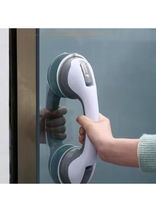 Suction Grab Handle for Bathroom Safety, Portable Support Bar for Shower and Bathtub, Easy-Grip Design with Tool-Free Installation for Daily Stability - Image 1
