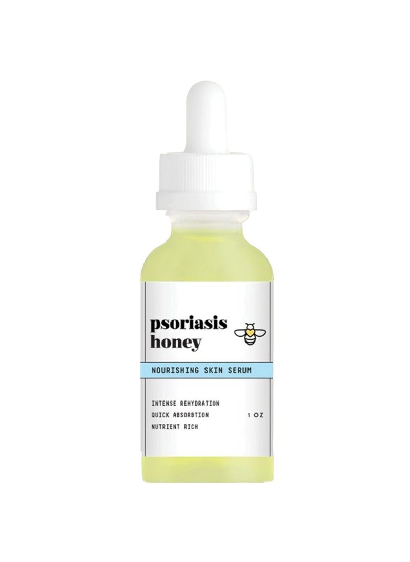 PSORIASIS HONEY - Psoriasis Honey Nourishing Scalp & Skin Serum - Dry Oil for Skin - Full Body Non Comedogenic Moisturizer - Daily Dry Scalp Oil - Body Oil Helps Psoriasis, Eczema, & More (1 Oz) - Image 1