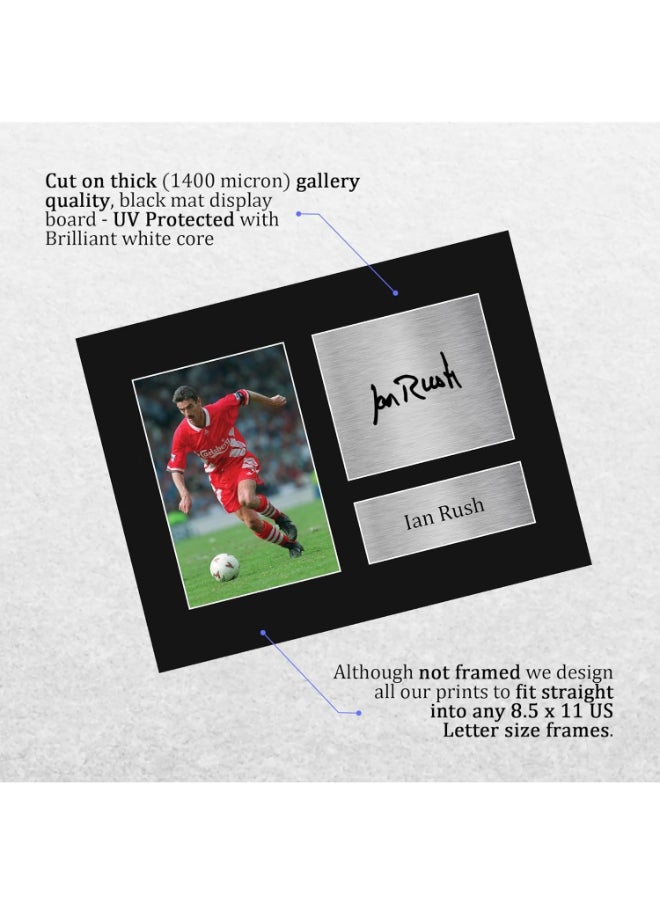 HWC Trading HWC Trading Ian Rush Liverpool The Reds Gifts Printed Signed Autograph Picture for Fans and Supporters  - Image 3