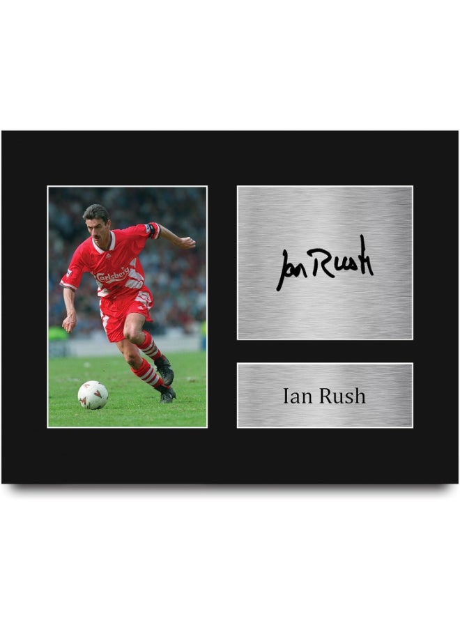 HWC Trading HWC Trading Ian Rush Liverpool The Reds Gifts Printed Signed Autograph Picture for Fans and Supporters  - Image 1