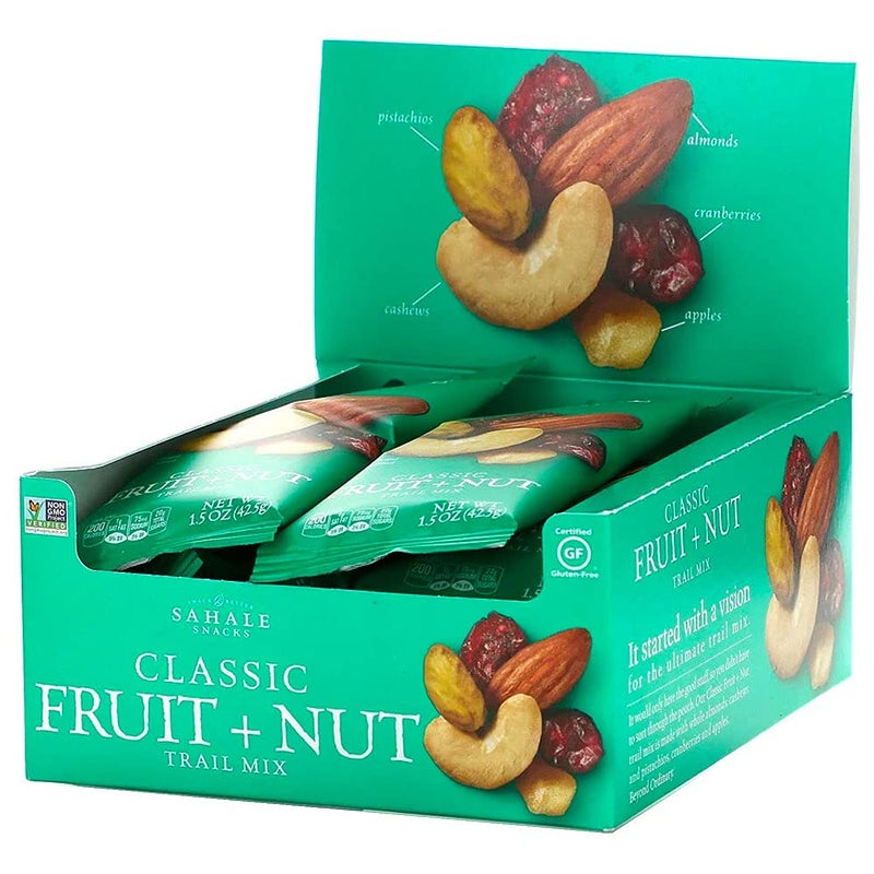 Sahale Snacks Classic Fruit and Nut Trail Mix, 1.5 Ounces (Pack of 9) - Image 1