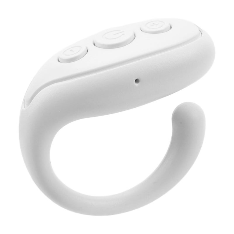Remote Control Page Turner Mobile Phone Ring Remote Control Phone Novel Watch TV Turn Page Click Like Selfie Device JX 03 White - Image 3