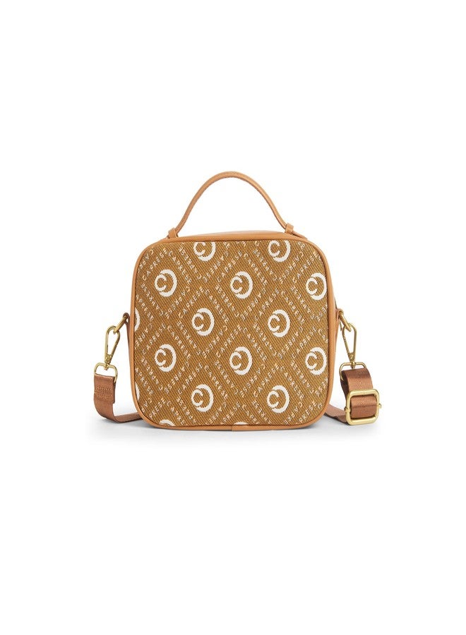Caprese Florida Small Sling Bag for Women with Adjustable & Detachable Strap for Comfortable Wear | Zipper Closure | Versatile Handbag for Everyday Use, Travel, and Special Occasions (Tan) - Image 5