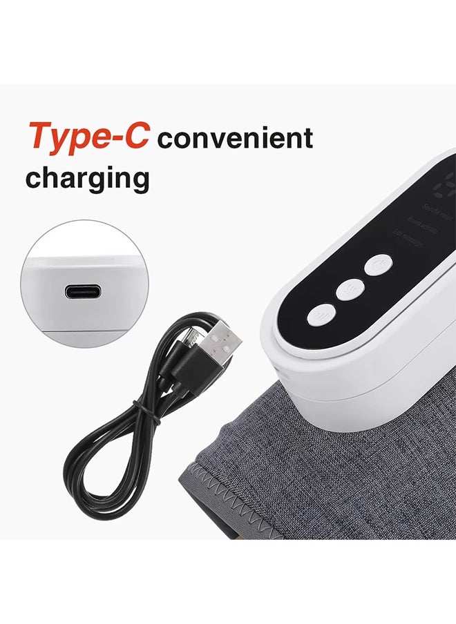 Generic - Electric Leg Massager with Heating Air Compression 360° Full Wrap Calf Massage Machine Air Pressure Leg Muscle Relaxation - Image 1