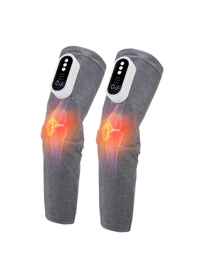 Generic - Electric Leg Massager with Heating Air Compression 360° Full Wrap Calf Massage Machine Air Pressure Leg Muscle Relaxation - Image 1