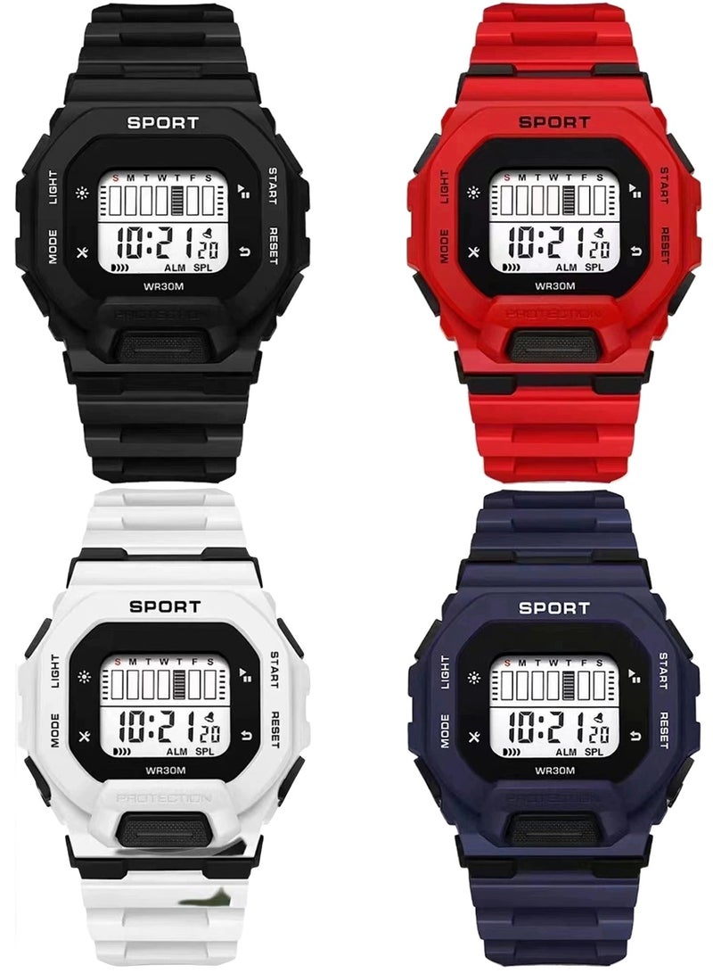 Kids Multifunction Sports Water Resistant Digital Watch Multicolour - Image 1