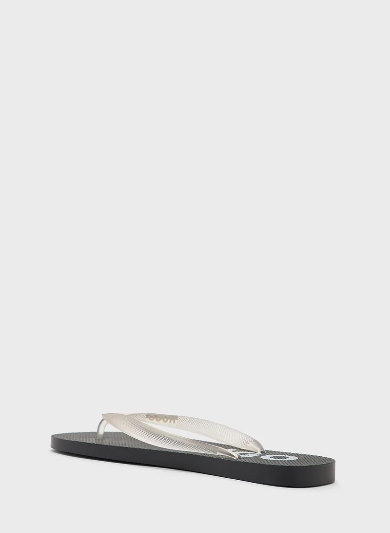 HUGO T Bar Flip Flops