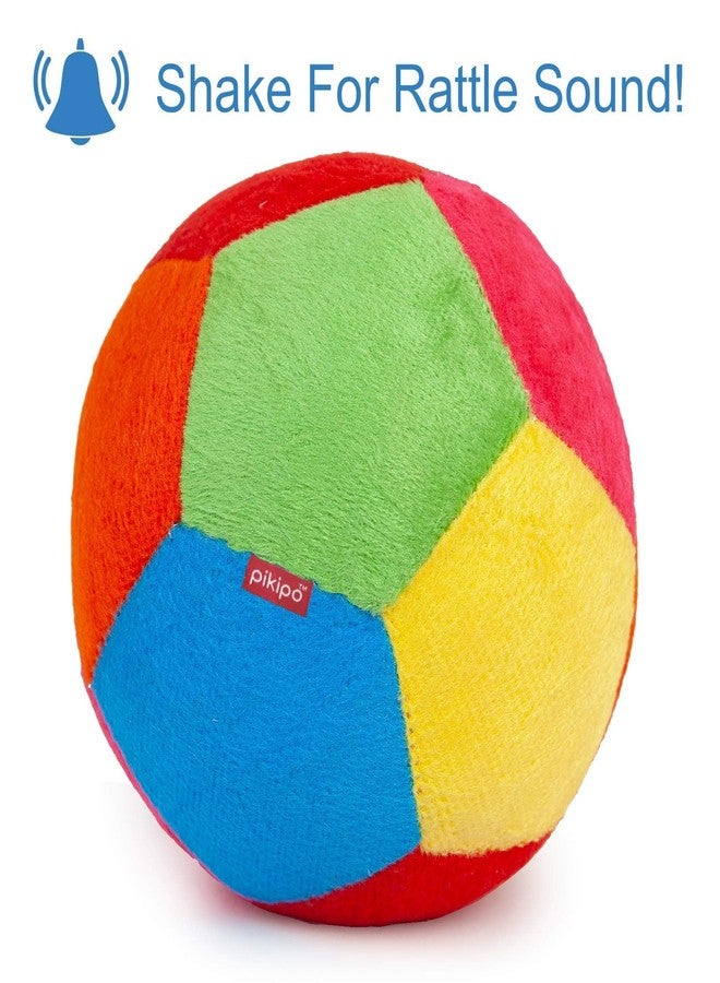 Pikipo Soft Ball (Small, 11cm) and Froggy Face Soft Rattle Combo - Image 3